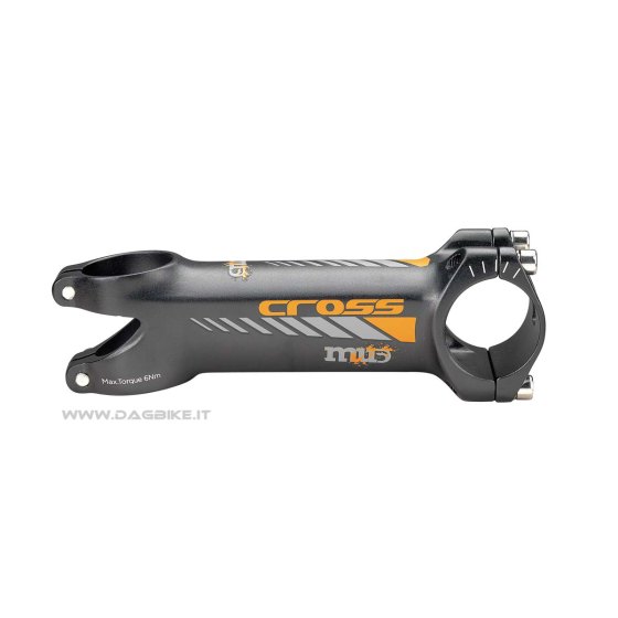 DEDA MUD Cross Stem Orange/Grey Attacco Manubrio MTB